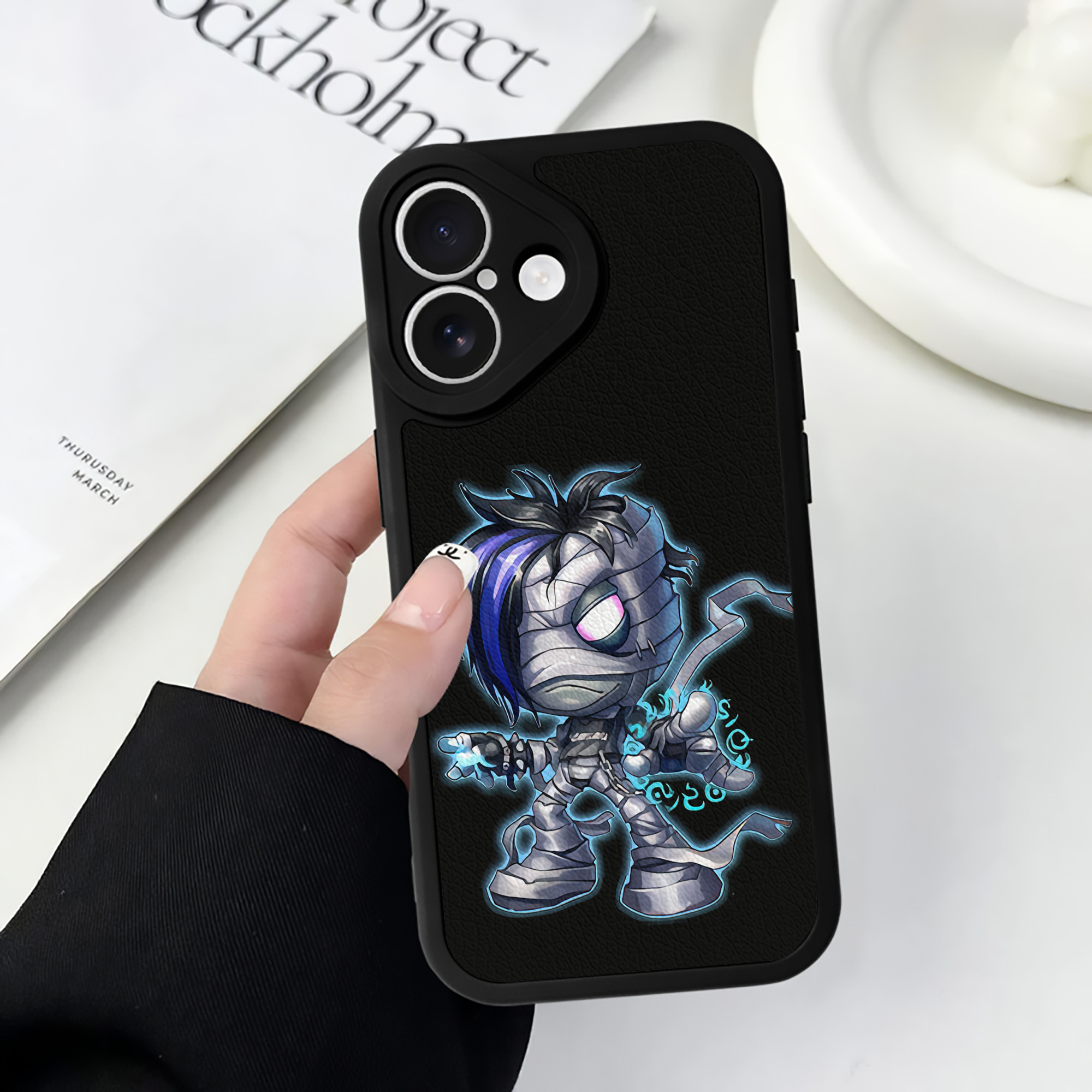 リーグ・オブ・レジェンド League of Legends LOL 【iPhone 16シリーズ対応】シリコンスマホケース（レザー調） 材質：シリコン